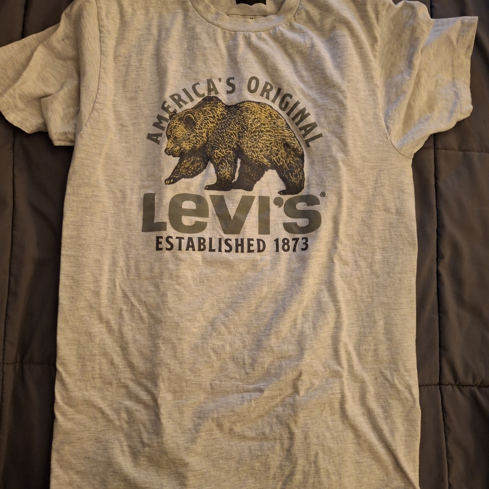 Levi's Gray Graphic Tee - Short Sleeve
